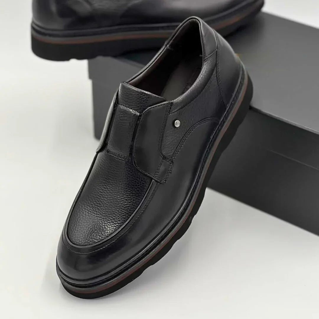 Mocassin Executive – Cuir Véritable Noir | Nevisse - NEVISSE