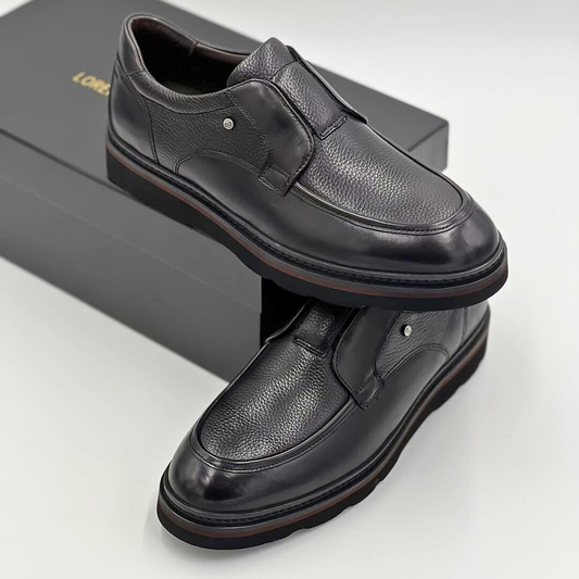 Mocassin Executive – Cuir Véritable Noir | Nevisse