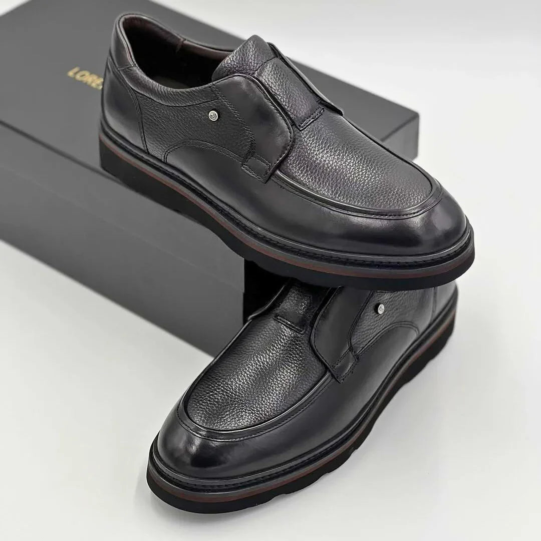 Mocassin Executive – Cuir Véritable Noir | Nevisse - NEVISSE