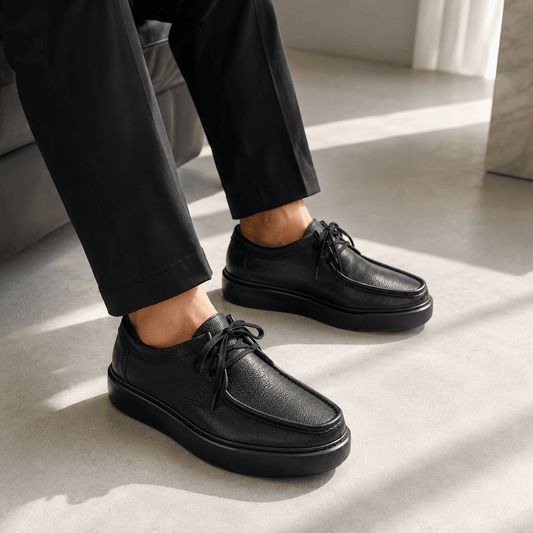 Derby Urban en Cuir Grainé - NEVISSE