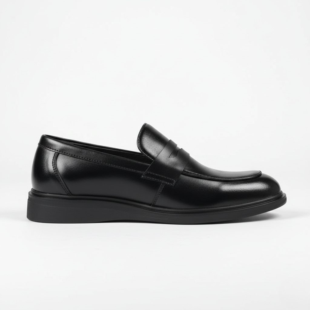 Loafer Noir en Cuir Naturel – Élégance & Confort au Quotidien