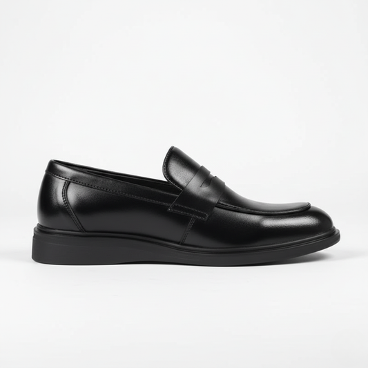 Loafer Noir en Cuir Naturel – Élégance & Confort au Quotidien