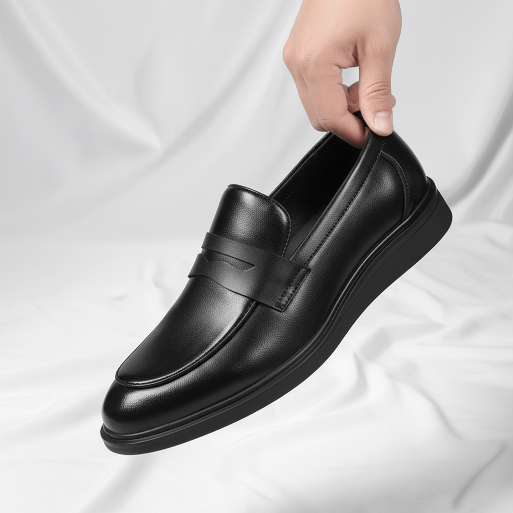 Loafer Noir en Cuir Naturel – Élégance & Confort au Quotidien
