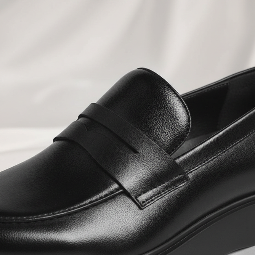 Loafer Noir en Cuir Naturel – Élégance & Confort au Quotidien