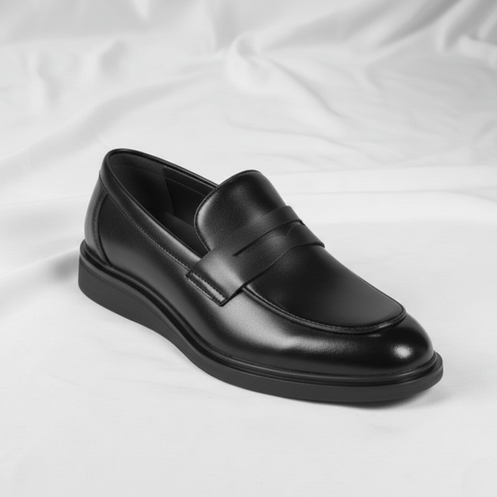 Loafer Noir en Cuir Naturel – Élégance & Confort au Quotidien