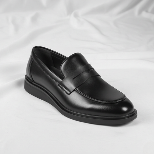 Loafer Noir en Cuir Naturel – Élégance & Confort au Quotidien