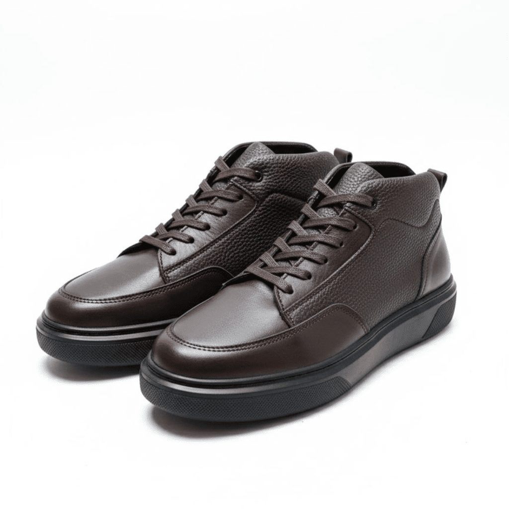 Sneakers Montantes Cuir - NEVISSE