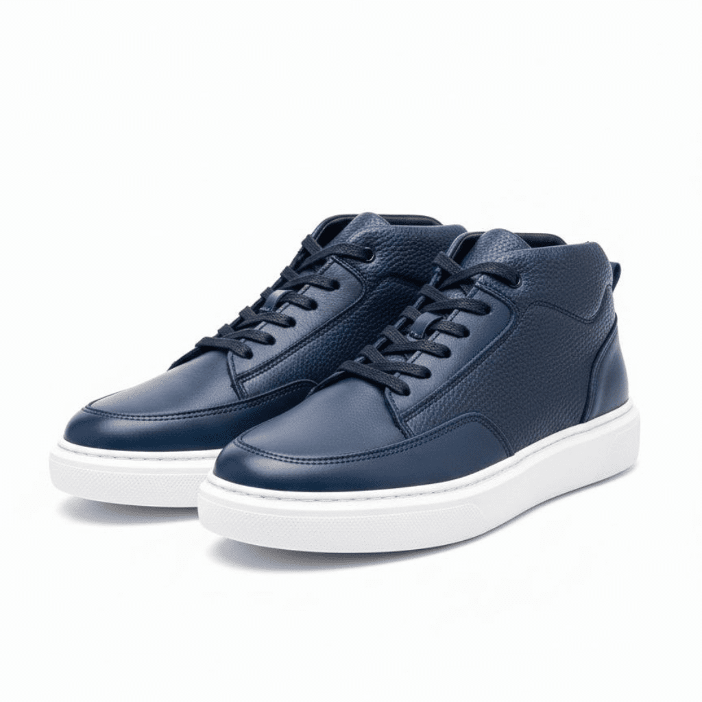 Sneakers Montantes Cuir - NEVISSE