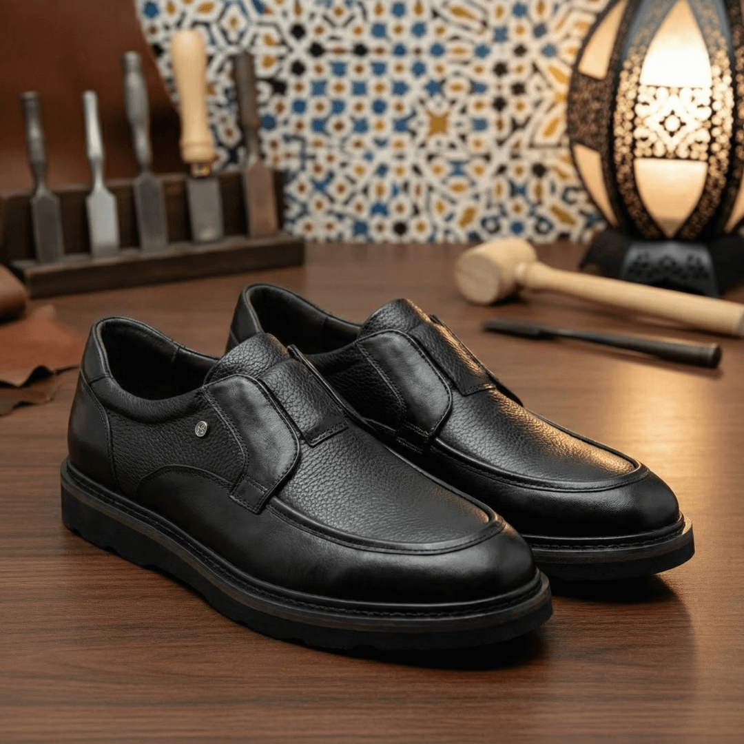 Mocassin Executive – Cuir Véritable Noir | Nevisse - NEVISSE