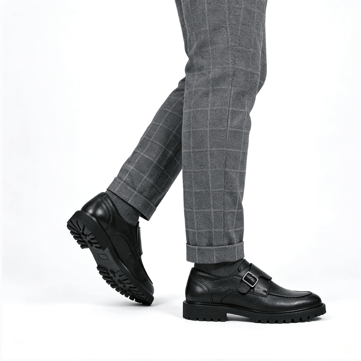 Monk Strap Rugged – Semelle Crantée Antidérapante - NEVISSE