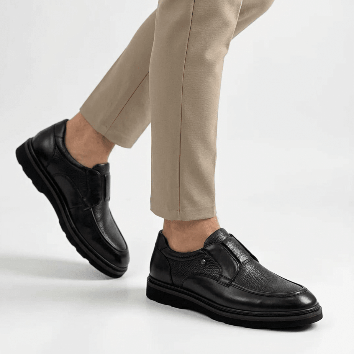 Mocassin Executive – Cuir Véritable Noir | Nevisse - NEVISSE