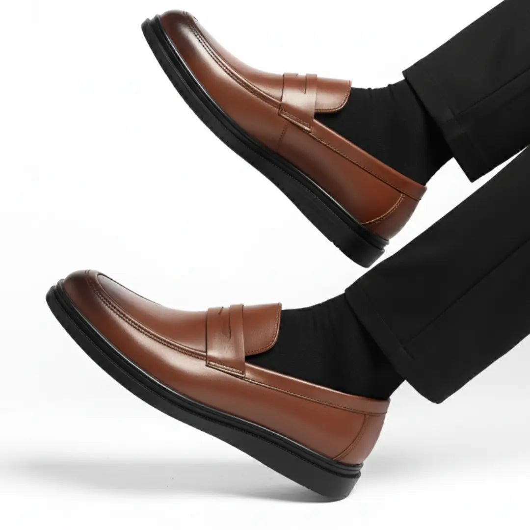 Loafer Noir en Cuir Naturel – Élégance & Confort au Quotidien