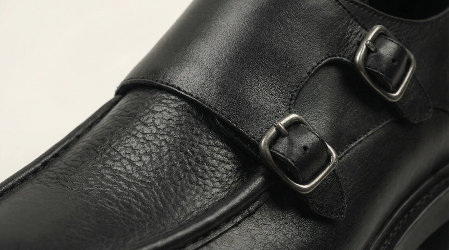 Monk Strap rugged – Semelle Crantée Antidérapante - NEVISSE