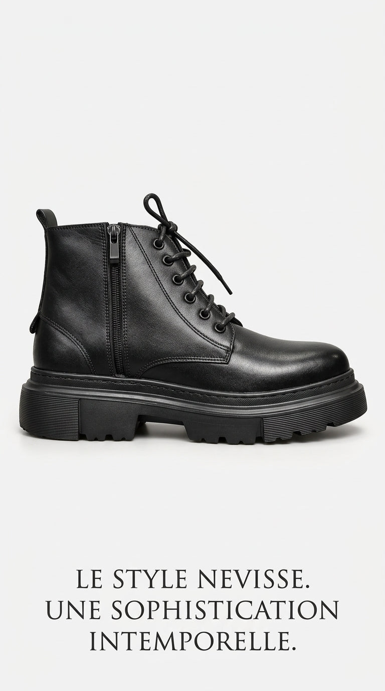 NÉVISSE — Bottine Homme en Cuir Premium - NEVISSE